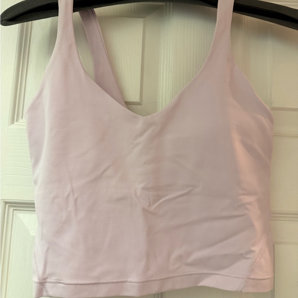 lululemon athletica Light Pink Crop Top